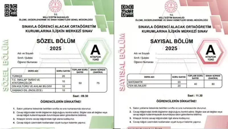 LGS Sınavı 2025: Soru ve Cevap Anahtarının Yayın Tarihleri Belli Oldu