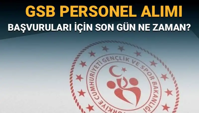 Gençlik ve Spor Bakanlığı Personel Alımı: Başvurular İçin Son Gün Nedir?